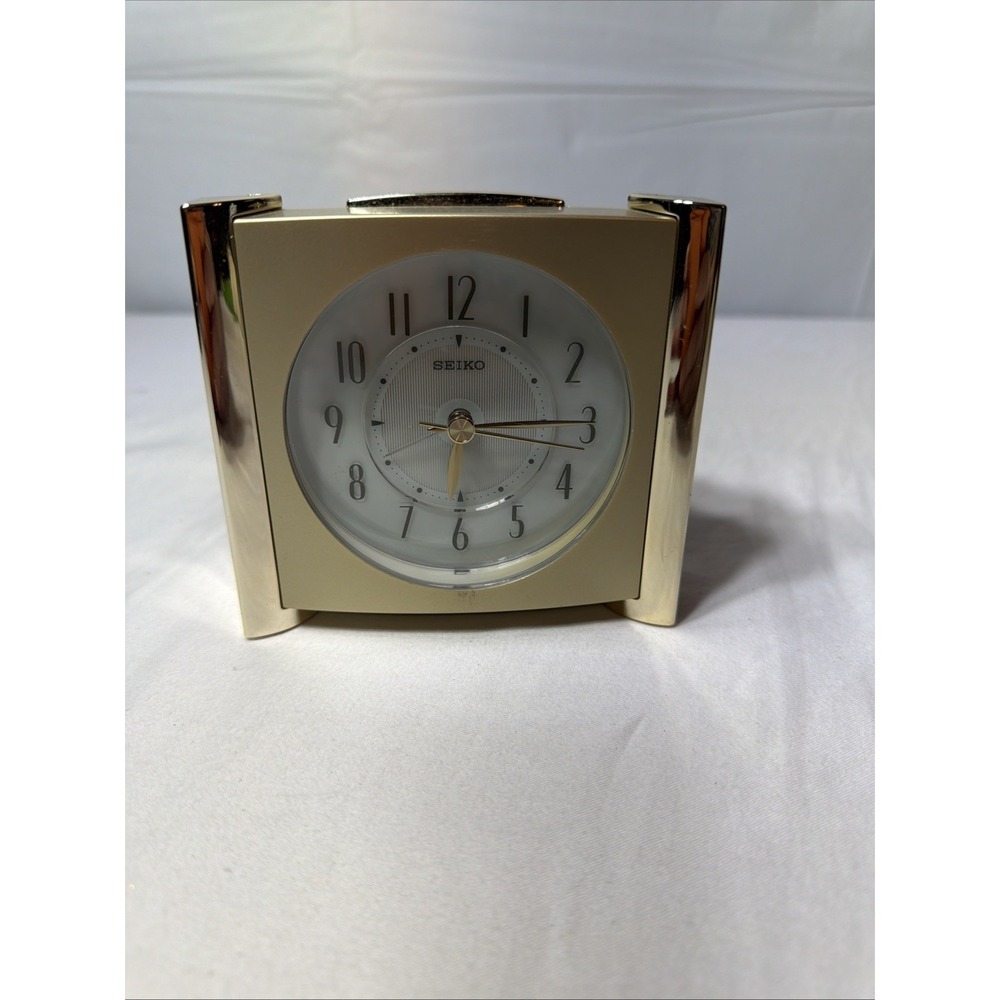 Seiko Mantel Clock: Model QXE418GLH Works